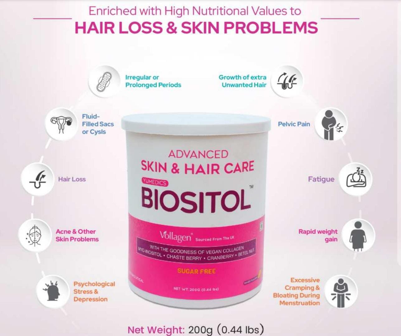 Biositol Vollagen for Hormonal Imbalance | Supports Hyperandrogenism, PCOS & Women’s Health