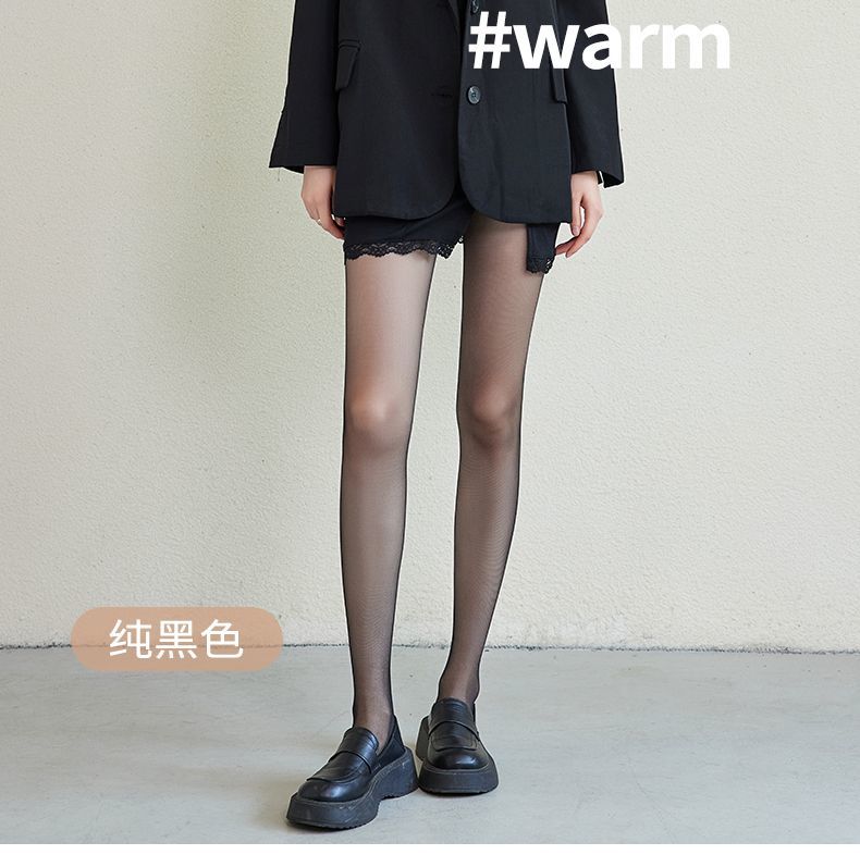 Women Black Thigh High Stockings