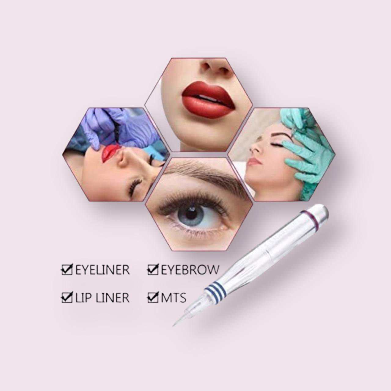 Premium charmant electric digital Semi permanent makeup machine Pmu tattoo kits pen