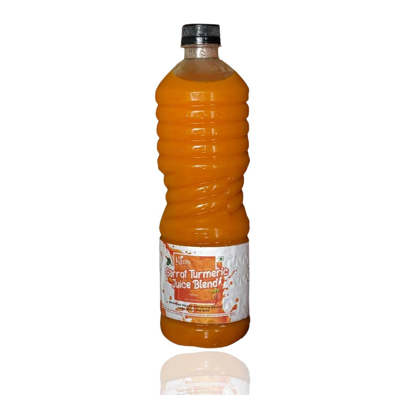 Carrot Turmeric Juice (850 ml) By Kim's Natural Healing