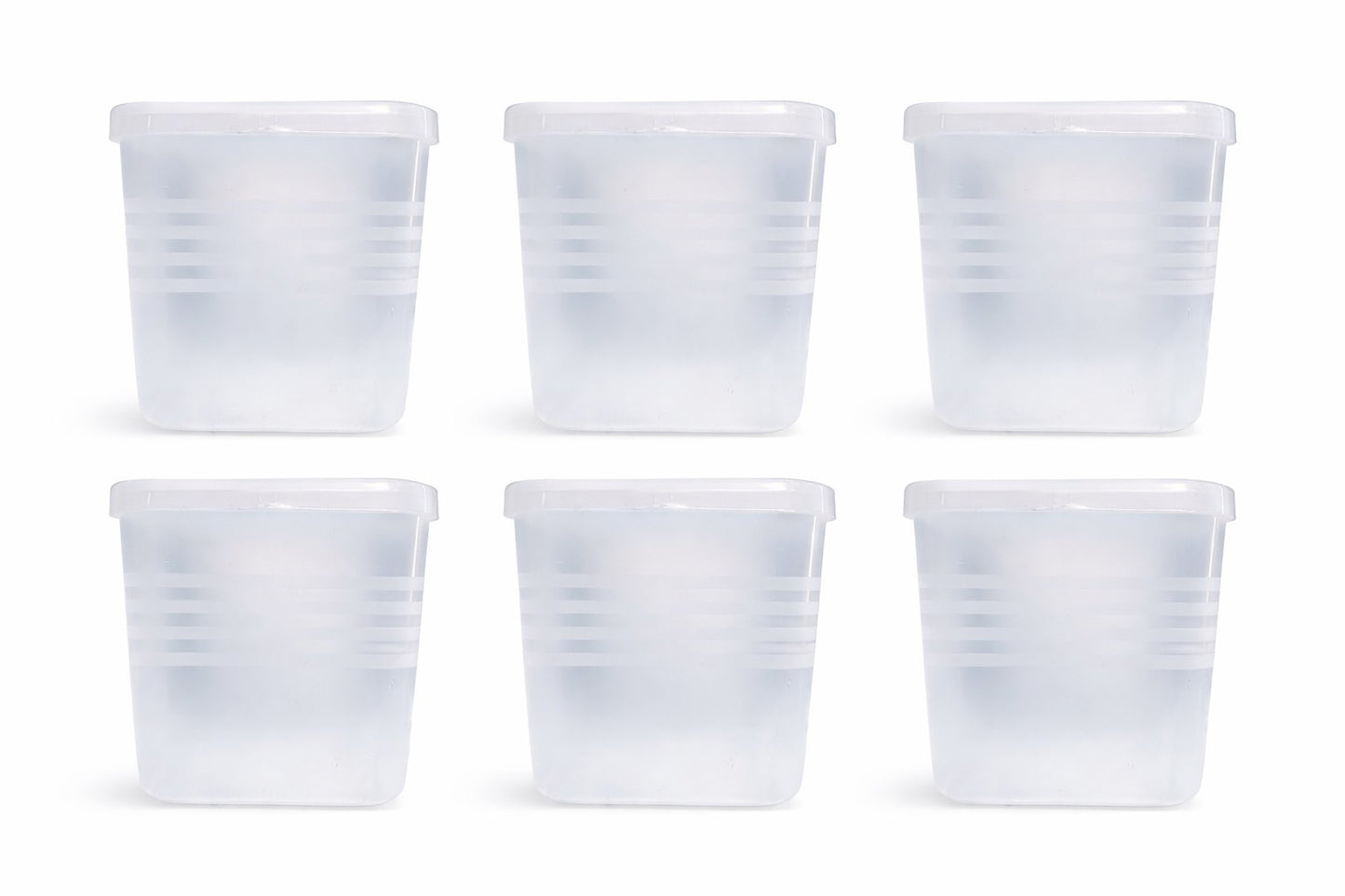 Fridge Storage Boxes (Pack of 6) | Airtight Food Storage Containers | Refrigerator Organizer Set