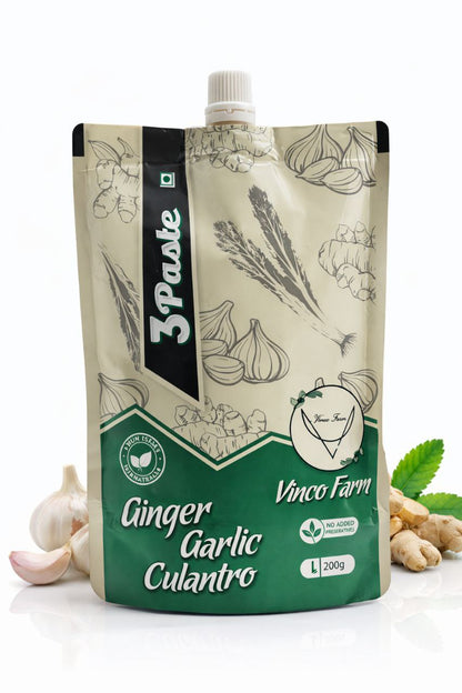 3 Paste Ginger Garlic Culantro