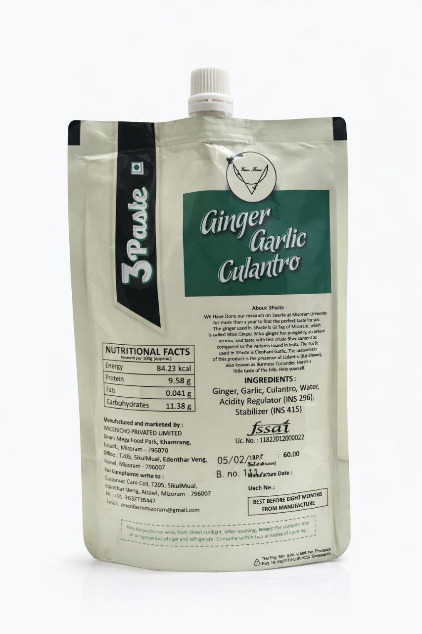 3 Paste Ginger Garlic Culantro