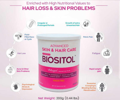 Biositol Vollagen for Hormonal Imbalance | Supports Hyperandrogenism, PCOS & Women’s Health