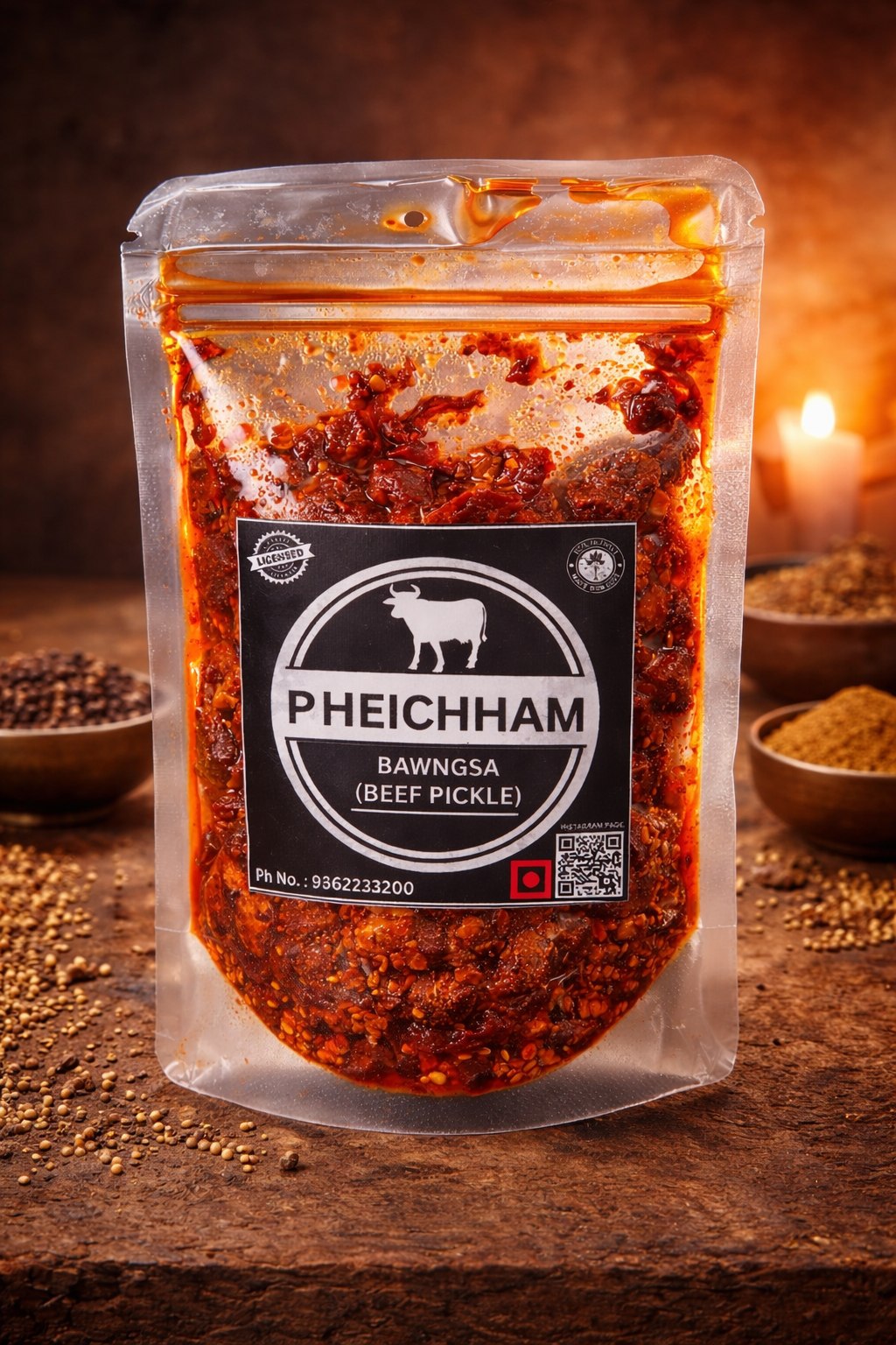 Pheichham Bawngsa Pickle | Traditional Mizo Beef Pickle | Spicy Authentic North East Delicacy