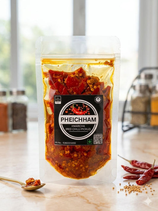 Pheichham Hmarcha Pickle | Traditional Mizo Chilli Pickle | Spicy Homemade Style