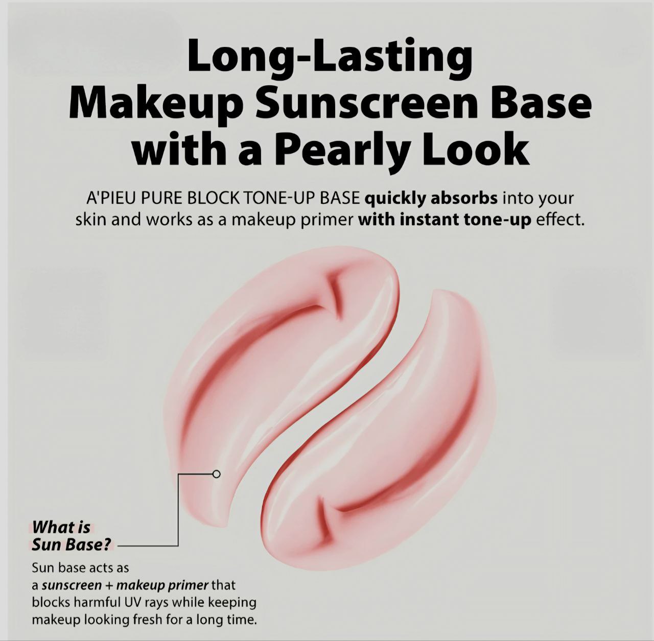 A'pieu pure block tone up sunscreen