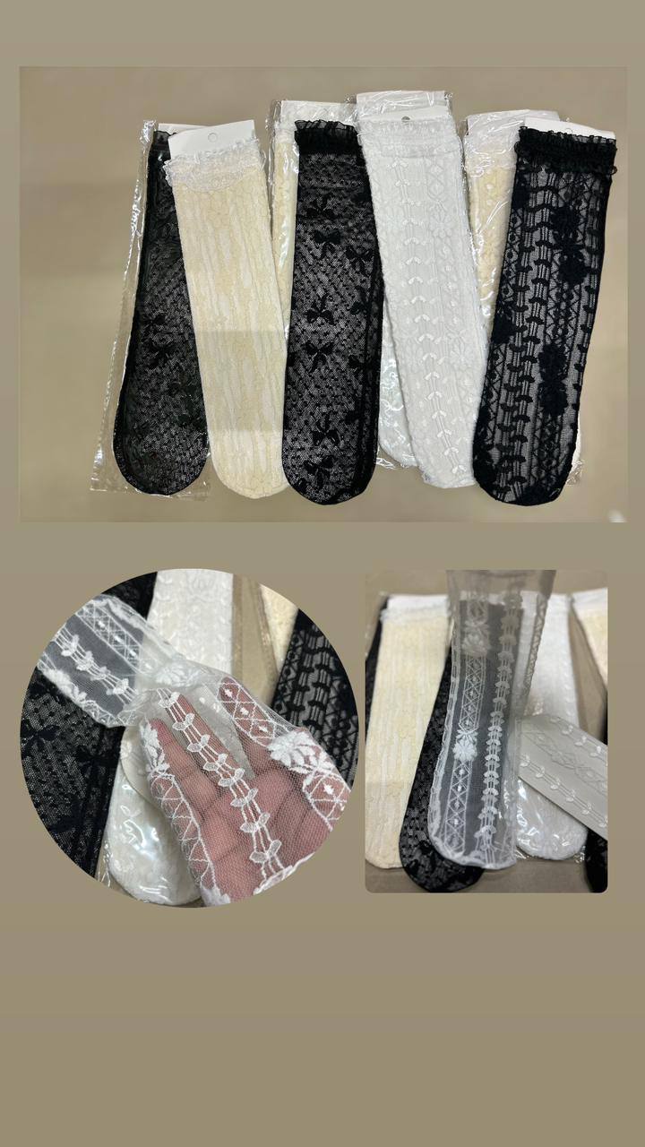 Girls lace socks
