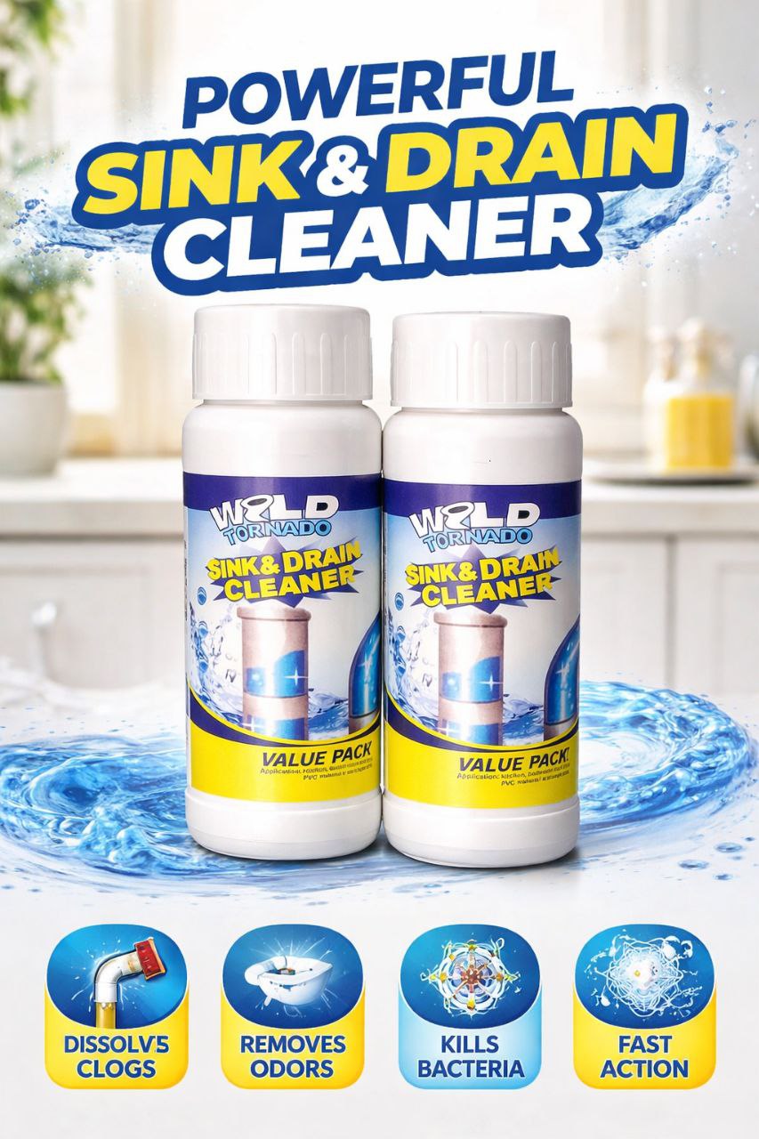 Sink & Drain Cleaner Clog remover powder